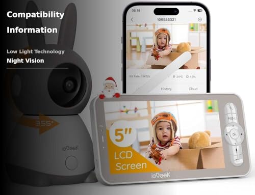 ieGeek Baby Monitor Baby 1T の商品画像 2