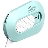 Slice Mini Box Cutter | Manual Retracting | Safe Ceramic Box Cutter Lasting 11x Longer than Metal | Box Opener | 1 Pack | Mint
