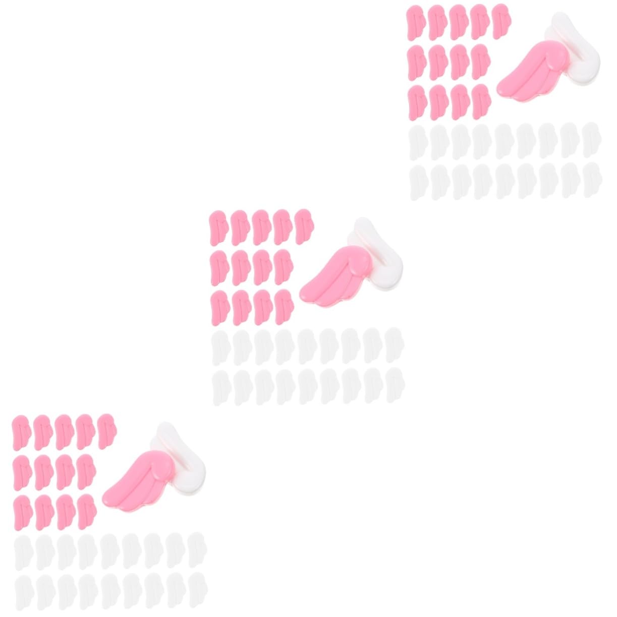 Accesorios de ángel VILLCASE 96 piezas para manualidades de joyería y fundas de teléfono rosa
