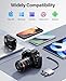 Hicober USB C to SD, Micro SD Memory Card Reader, Type C to SD Card Reader Adapter 2TB Capacity for MacBook Camera Android Windows Linux and Other Type C Device-Space Grey