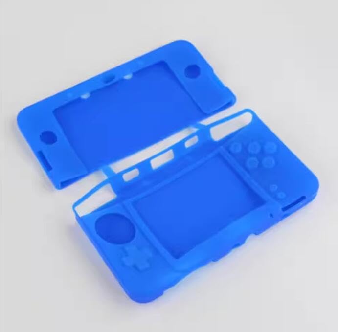 Image of Soft Silicone Cover Case for New 3DS XL LL Rubber Full Body Protective Skin (Blue)