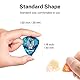 Donner Celluloid Gitarren Plektren Gitarren Picks 0.46-1.20mm 4 verschiedene Stärke 16 Stück