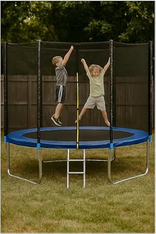 Reznor 6 Feet Trampoline with Safety Net (Blue)