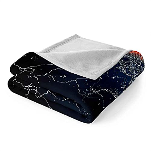 Couverture sofa 3D paysage gris idéale pour vos soirées cocooning - 7