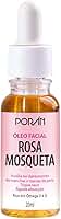 Óleo de Rosa Mosqueta Poran - 20ml PR52 - Reduz Cicatrizes e Estrias, Hidratação Profunda e Brilho Natural para Pele Oleo Facial Corporal