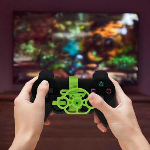 Image of HEAVENGLOW Game Controller Mini Steering Wheel Auxiliary Controller for PS3 Race Game Green|1 Mini Steering Wheel| Controllers & Attachments| Video Game Accessories |Video Games & Consoles
