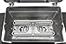 GrillPro 23513 19-Inch Universal Fit Grill H Burner, Silver