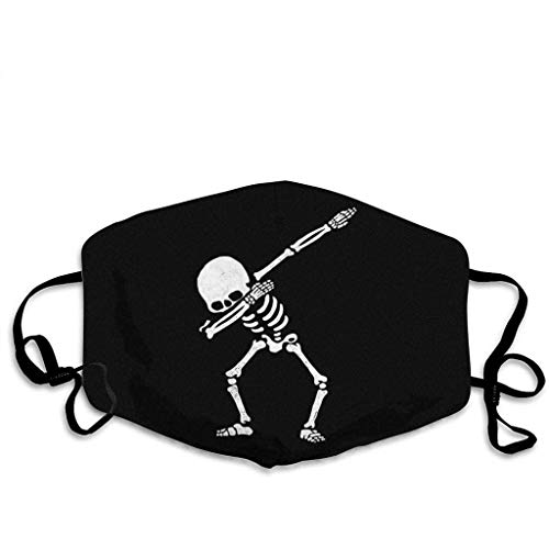 Umitay Reusable Balaclava Halloween Skull Printed Facial Decorations Bandanas Lightweight Funny Skeleton Scarf for Women and Men