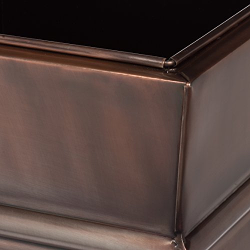 H Potter Tall Planter Outdoor Large Copper Flower Pots Indoor Outside Patio Deck Garden #TOP4