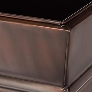 Hpottertallplanterlargecopperflowerpotoutdoorindoorpatio Urban Country Home Decor H potter tall planter large copper flower pot outdoor indoor patio urban country home decor