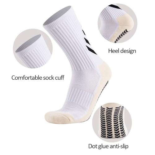 Soccer Grip Socks Non-Slip Sports for Men Hospital Yoga Training 1-Pair Anti-Skid2