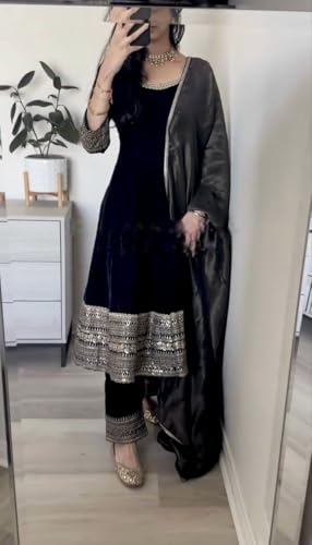 New Indian/Pakistani Wedding Eid Ramzan Special Ready to Wear Women's Pant Style Salwar Suit for Women 332