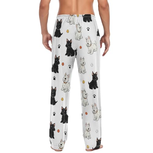 Cute Crocodile Pajama Pants Green Alligator AnimalsMen's Pajama Bottoms Lounge Sleepwear PJs Casual Sleep Pants M2