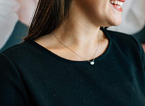 Sterling Silver Opal Necklace, 925 Sterling Silver, Small Dainty Oval Opal Jewelry for Women, Gemstone Necklaces, Womens Jewelry, Simple Rose Gold Necklaces for Women3