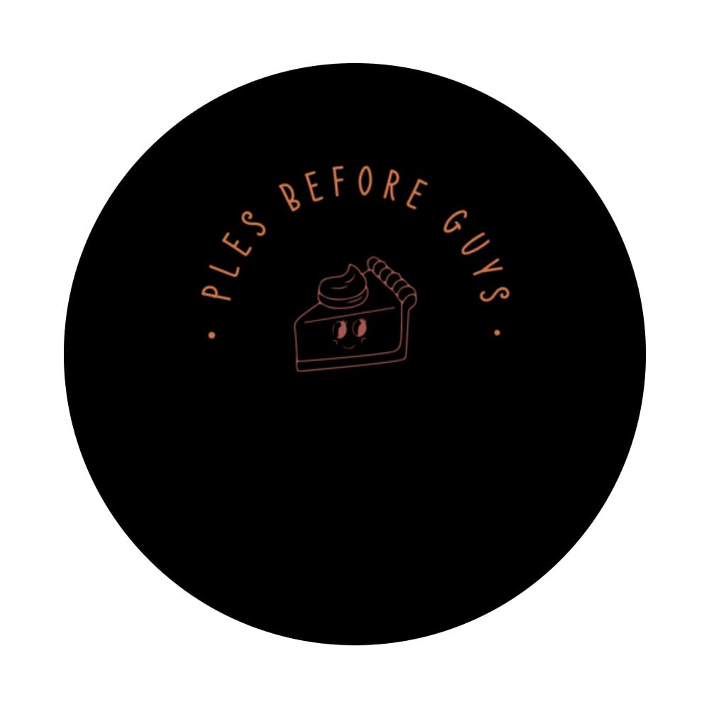 Ples Before Guys Autumn Fall Thanksgiving Season PopSockets Swappable PopGrip, Black - Image 3