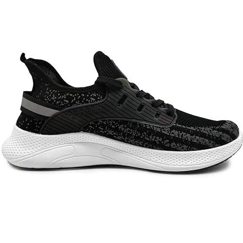 AKADEMIKS Mens Fit Knit Jogger Sneakers, Breathable Running Shoes for Athletic and Casual Wear2