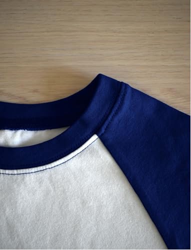 Topstype Girls' Soft Raglan 3/4 Sleeve Baseball T Shirts Crew Neck 5-14 Years4