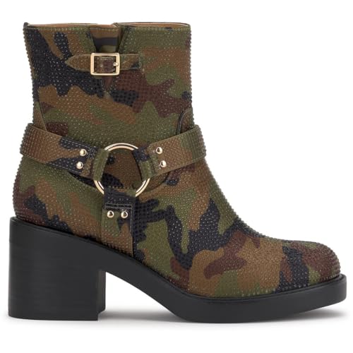 Jessica Simpson Womens Ceridwen Satin Block Heel Ankle Boots2