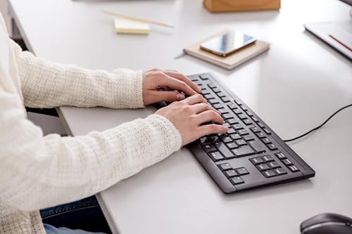 Image of Cherry Stream Keyboard TKL, Wired Keyboard Without Number Pad, Whisper Quiet Keys, Unique Typing Feel, Slim Design, SX Scissor Switches, QWERTY, White-Gray