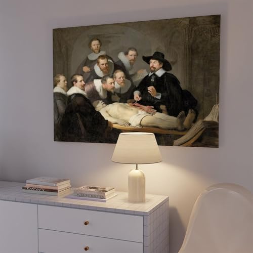 The Anatomy Lesson of Dr Tulp Poster Toile Prête à Suspendre 61x91 - 7