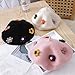 Cabilock Beret Wool Hat with Flower Decoration, Warm Beige Woolen Painter Cap, Autumn Winter ’s Fashion Beanie for Cold Weather