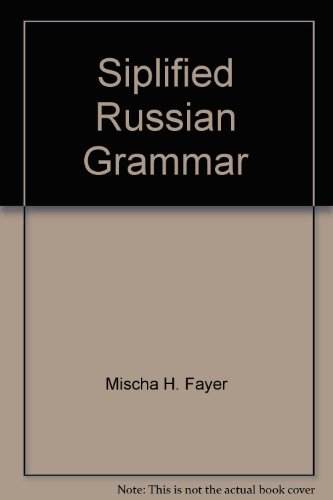 Siplified Russian Grammar B001AY2WN8 Book Cover