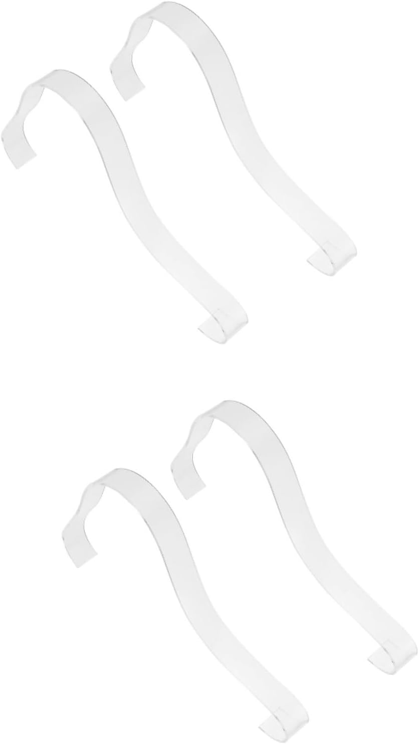 Alipis 10pcs Acrylic Shoe Display Rack Sandals Storage Stand Lightweight Transparent Design for High Heels for Supermarkets and Malls