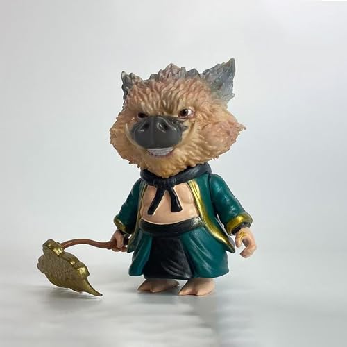 Estatua Wukong Rey Mono 1 pulgada Resina Arte Retro miniatura 3