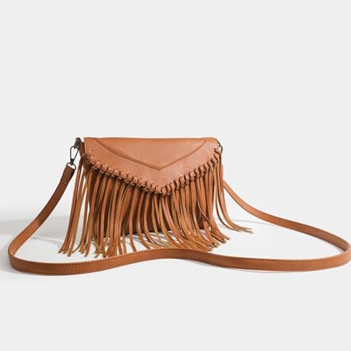 Crossbody Bags For Women with Tassels PU Leather Trendy Shoulder Bag Cross Body Bag Messenger Bag Handbags2