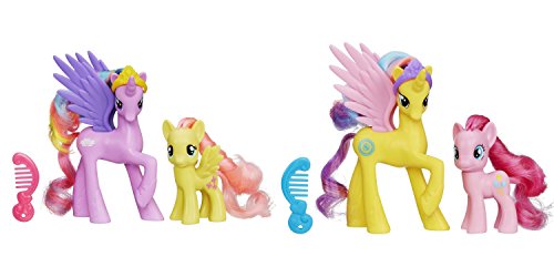 My Little Pony Princess Sterling, Fluttershy, Gold Lily and Pinkie Pie Figure Bundle
