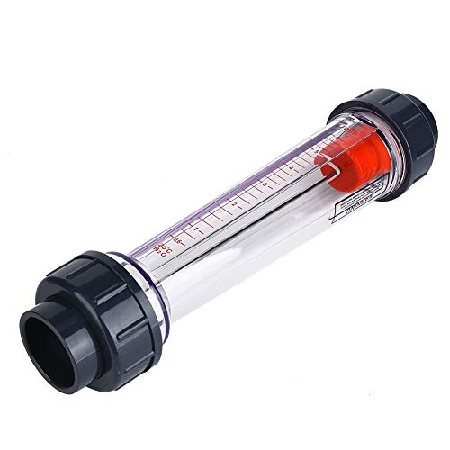 Débitmètre Liquide LZS-40, Plastique ABS, Haute Précision 4%, 0,6-6m³/H, Interface 50mm, Flotteur PTFE, 380x90x90mm
