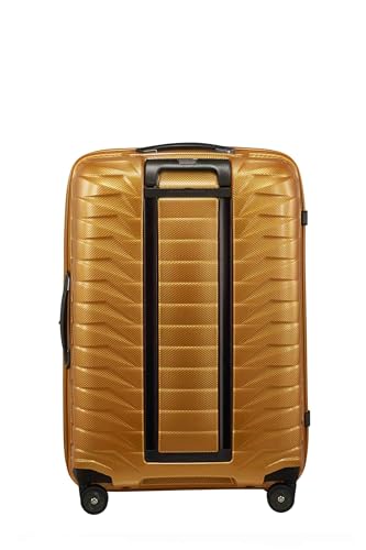 Image of Samsonite Proxis 69 cm Medium Check-in Polypropylene (PP) 8 Wheels Spinner Hard Luggage /Suitcase /Trolley Bag for Travel (Gold)