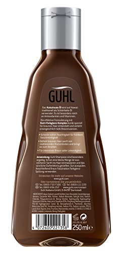 Guhl colore marrone Shampoo, confezione da (2X 250...