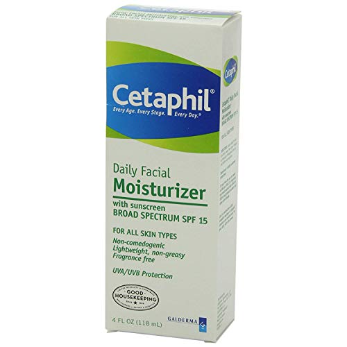 Cetaphil All Skin Types SPF 15 Daily Facial Moisturizer, 4.0 FL OZ ( Pack of 2 ) Top 10 Best Cetaphil Face Moisturizer Spfs - Our Recommended