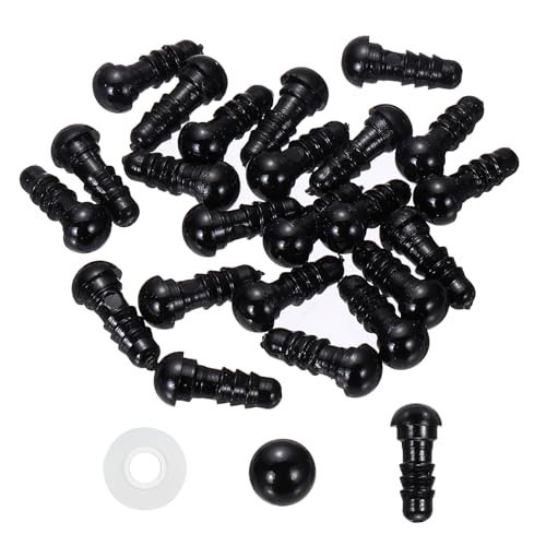 PATIKIL 6mm�Z�[�t�e�B�A�C 40�� �v���X�`�b�N���N���t�g�A�C ���p�t�B�����t�� �ʂ������ �����j�҂� �������� �l�` DIY�N���t�g����p ��