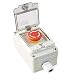 Emergency Stop Button with Box Emergency Stop Switch with Plastic Box e-Stop Button Box Push Button Station Box