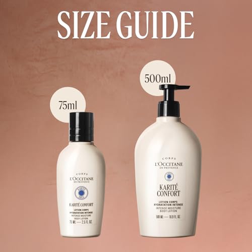 Image of L'Occitane Shea Butter Rich Body Lotion for Dry to very Dry Skin, 500ml