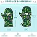 Fashion Baseball Man Dark Green warm fleece lined mittens kids winter gloves guantes de invierno para ninos 2-4 Years