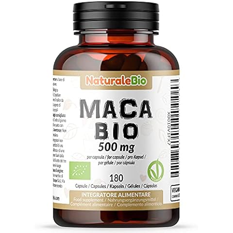 NaturaleBio Organic Gelatinised Maca Capsules Cover