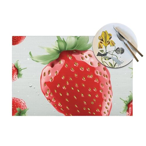 Sets de table chic de haute qualité, design tressé durable 45,7 x 30,5 cm - 8