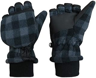 N'Ice Caps Kids Thinsulate Lined Winter Converter Fingerless Glove To Mitten