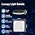 G GJIA 120W LED Canopy Light for Gas Station Light, 18000lm 0-10V Dimmable 5000K LED Canopy Lights, IP65 Waterproof Commercial Canopy Lights for Outdoor Garage Warehouse Shop Carpor UL Listed, 4 Pack