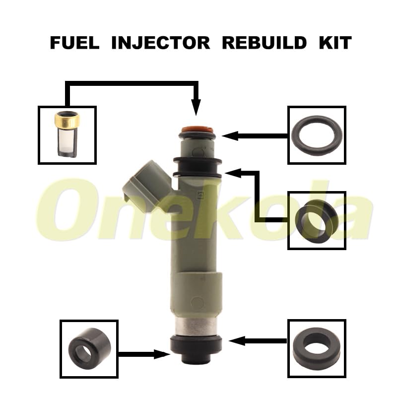 Fuel Injector Seal O-Ring Kit Seals Filters For Suzuki Jimny Liana Swift SX4 05-14 297500-0540 15710-64j00 - (Color: 20 piece set)