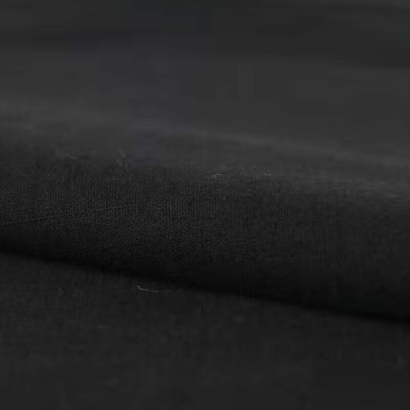Tissu de drapage en mousseline 100 % coton noir 152cm x 4,6m pour modélisme