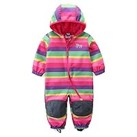 umkaumka Mädchen Einhorn Schneeoverall Softshell Overall Softshellanzug Wasserabweisend Winddichtes Plüsch Gr.104