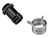 Koolance NZL-V13B-BK Barb Fitting for ID 13mm (1/2in) *Black*, G 1/4 BSPP