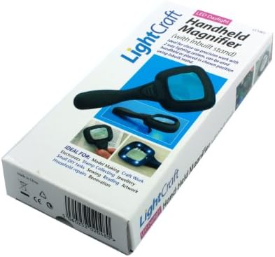 Lightcraft LED Hand-Held Magnifier with Inbuilt Stand
