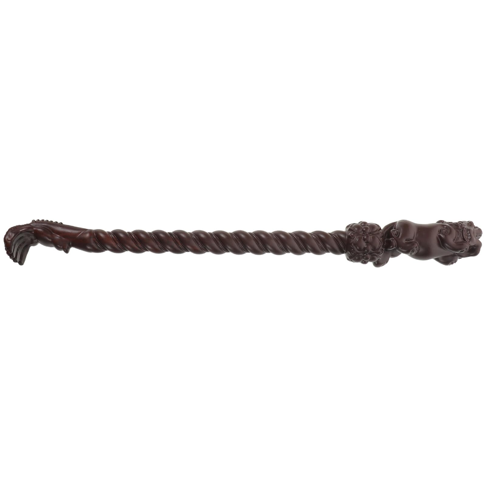 Hemobllo Rascador de Espalda de Ébano Rascador de Madera Manual con Herramienta de Masaje Corporal para Aliviar la Picazón Espalda Hogar y Eventos