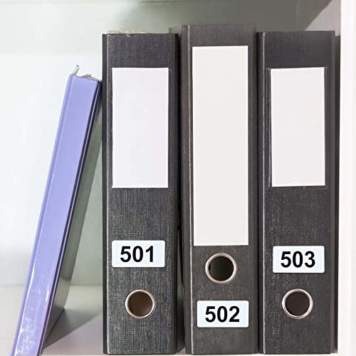 Dgbdpack Consecutively Numbered Labels, 2 X 1 Inch Self-Adhesive Vinyl Inventory Numbered Sticker (4001-4500) #TOP2