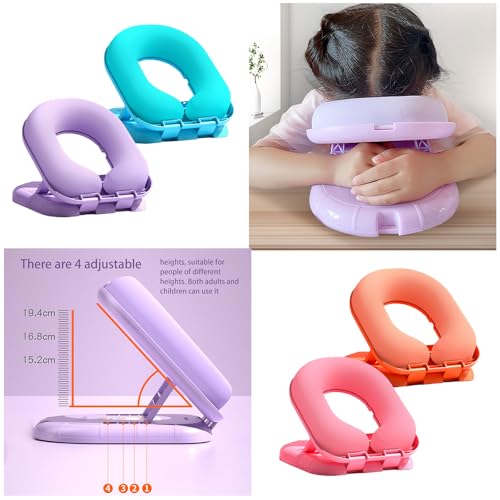 Almohada ergonómica de espuma para viaje portátil miniatura 2